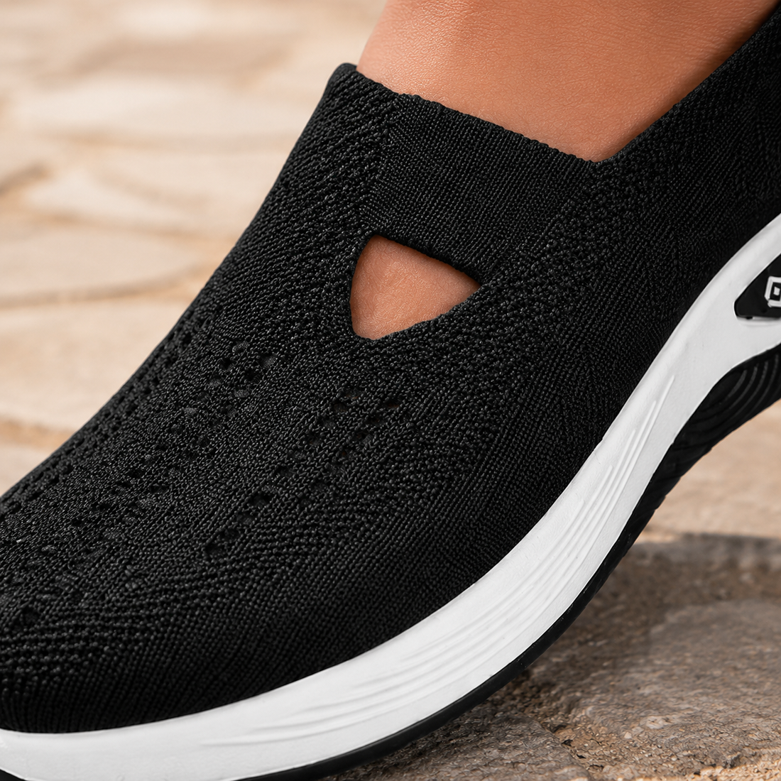 Portofino Mesh Slip-On Sneakers - Lead Product Detail