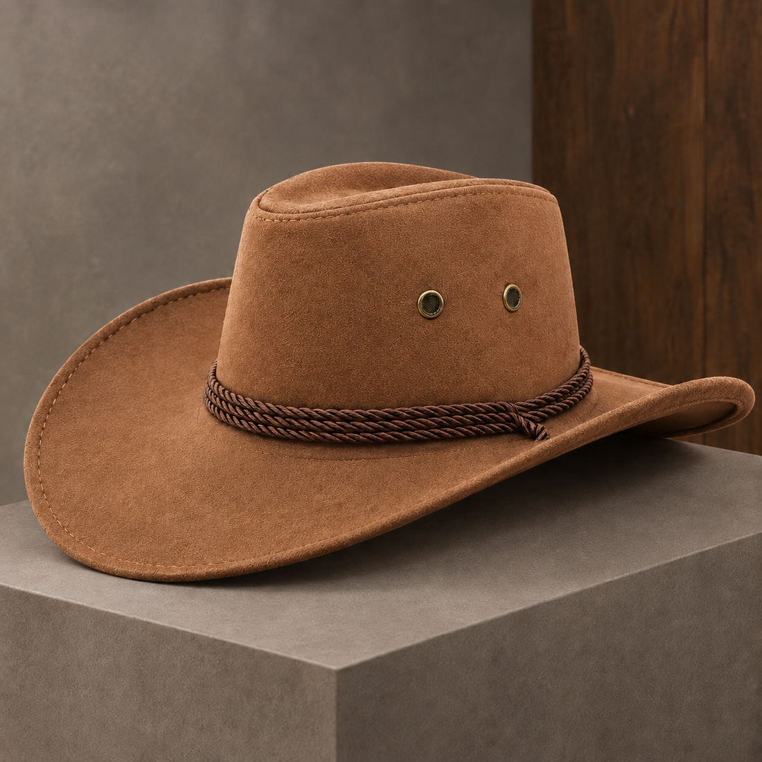 Penhurst Western Cowboy Hat - Light Coffee