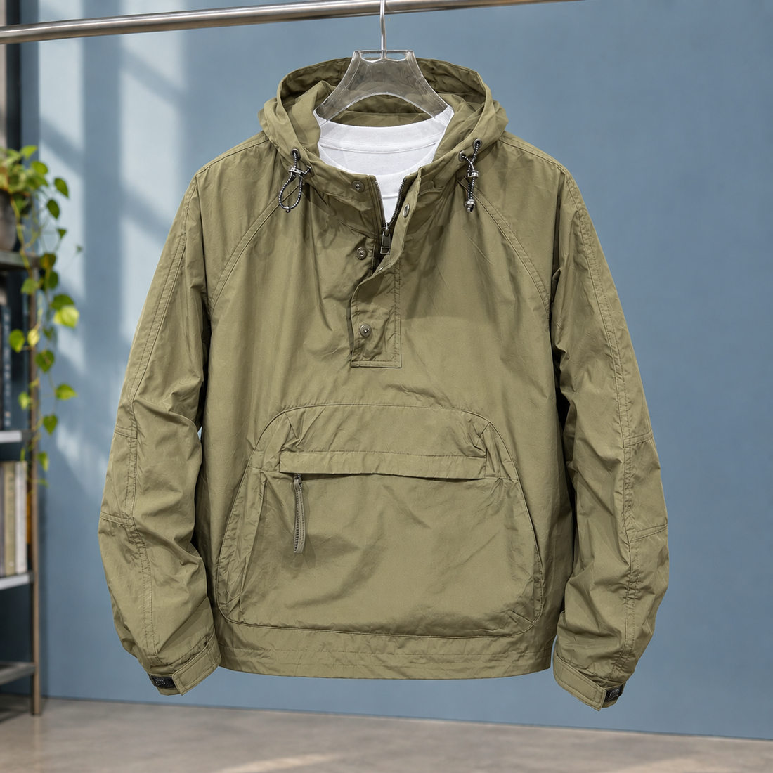 Christian Anorak Jacket - Khaki