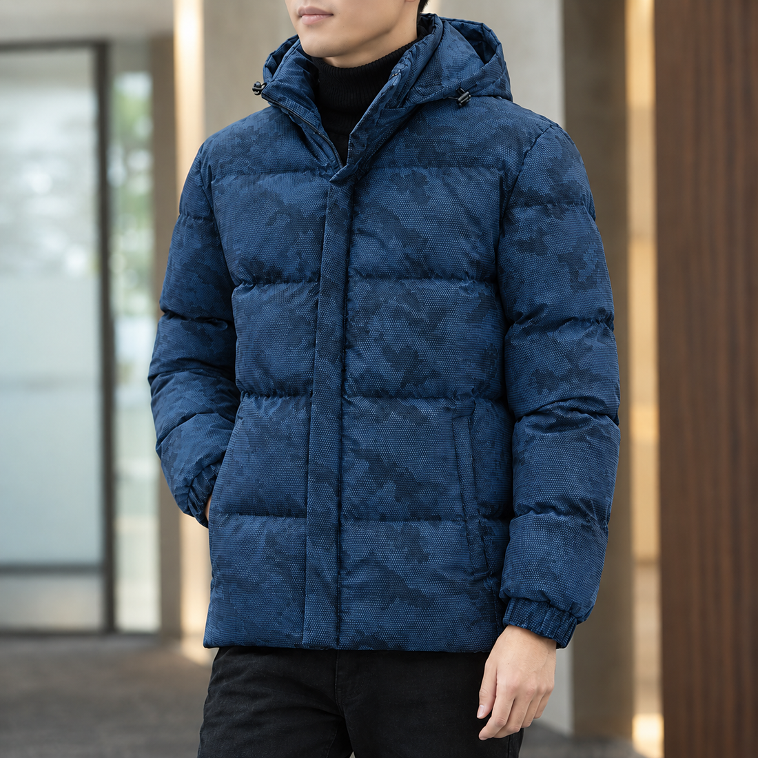 Armel Padded Jacket - Blue
