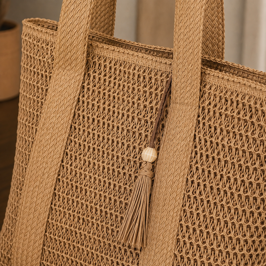 Bianchi Straw Tote - Lead Product Detail