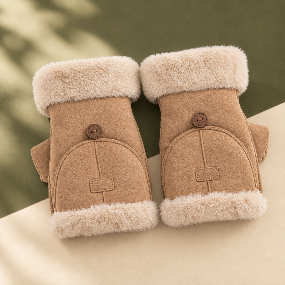 Aldridge Convertible Gloves - Champagne