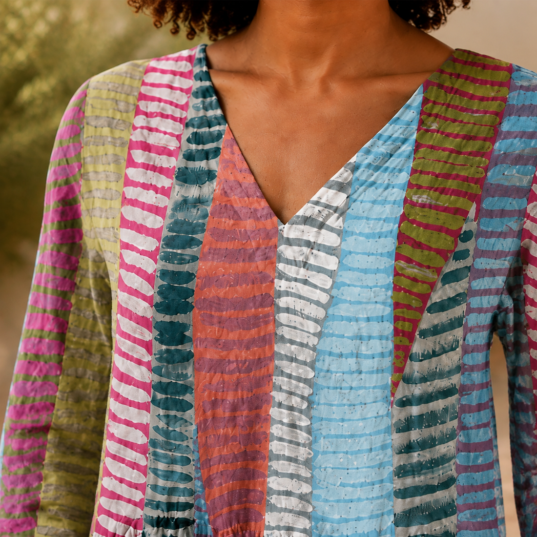 Pippa V-Neck Tunic - Lead Product Detail