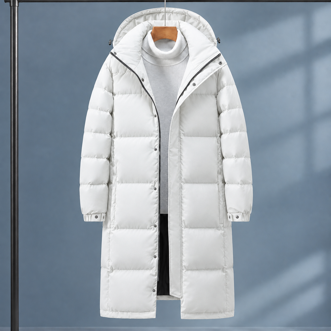 Odilon Longline Coat - White
