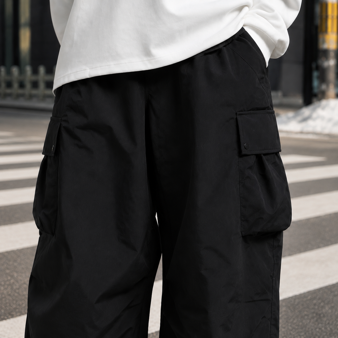 Stefan Baggy Pants - Lead Product Detail