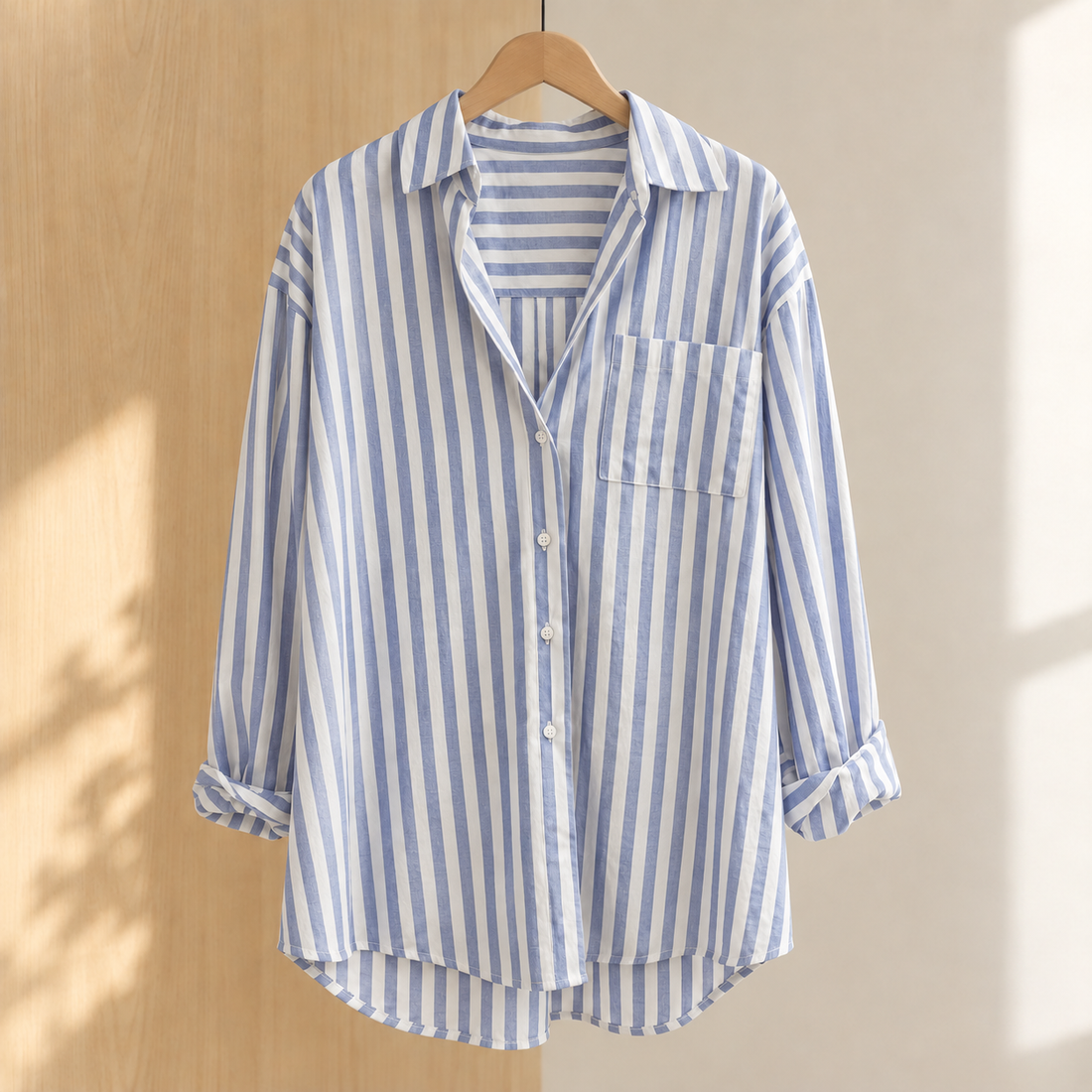 Riley Striped Shirt - Light Blue Strip