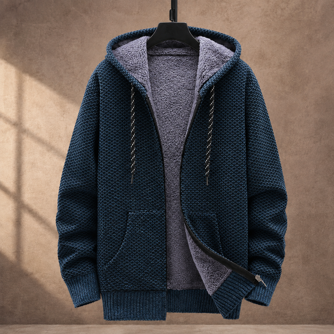 Zachary Hooded Jacket - Blue
