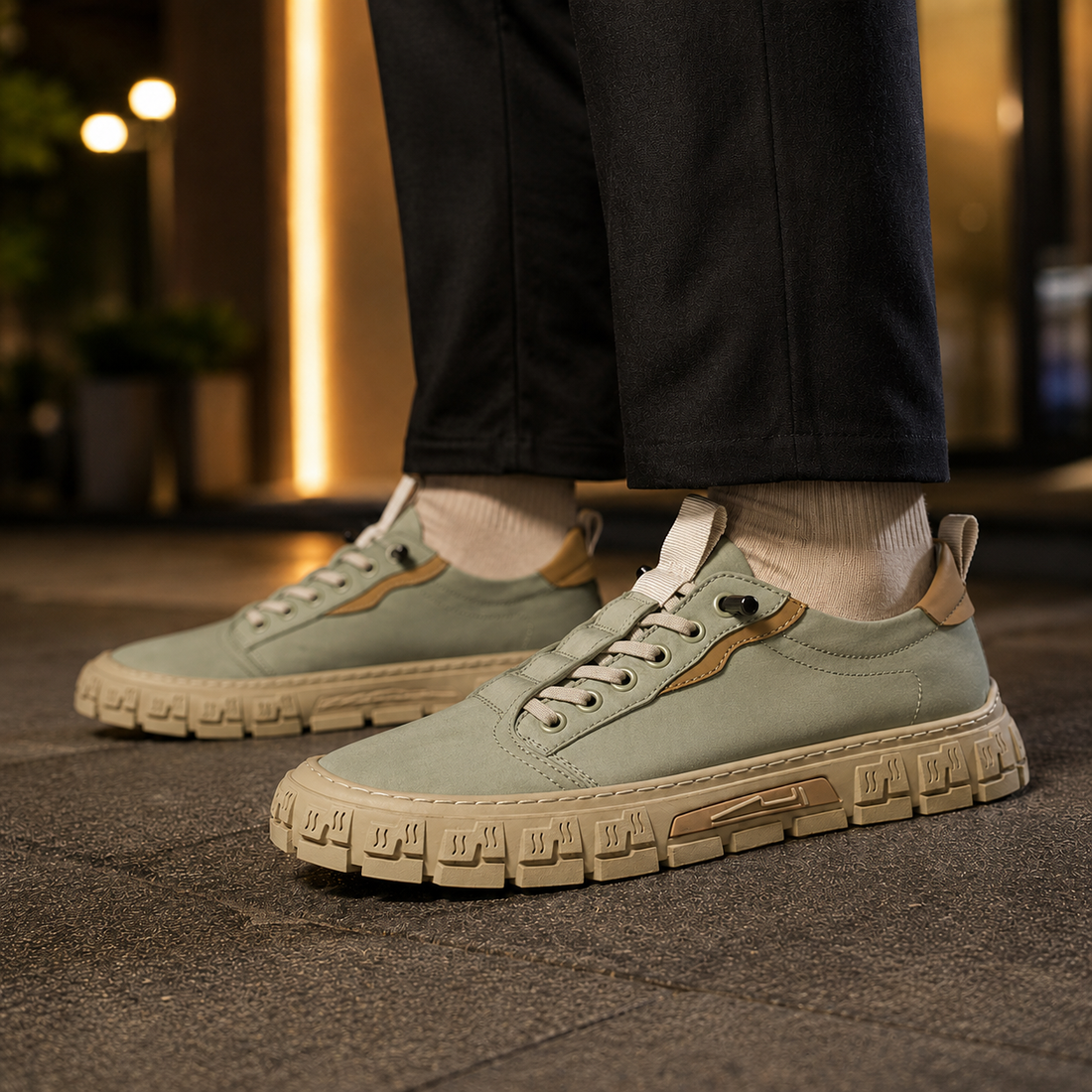 Pisa Platform Sneakers - Green