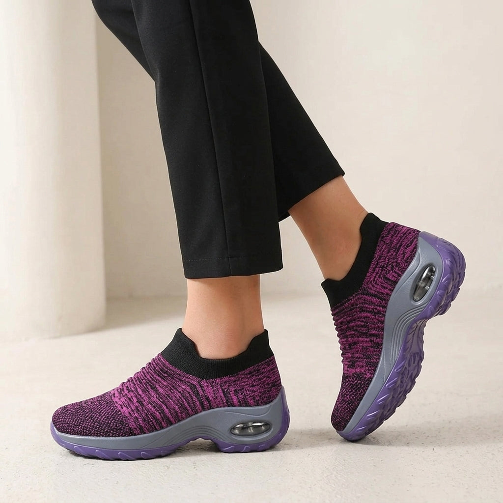 Benetti Slip-On Sneakers - Purple