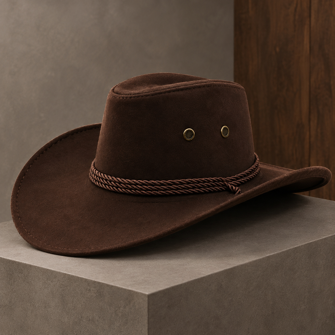 Penhurst Western Cowboy Hat - Dark Coffee