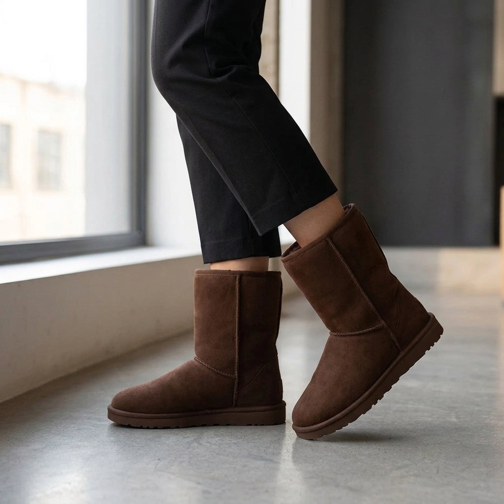 Marcello Cotton Snow Boots - Brown