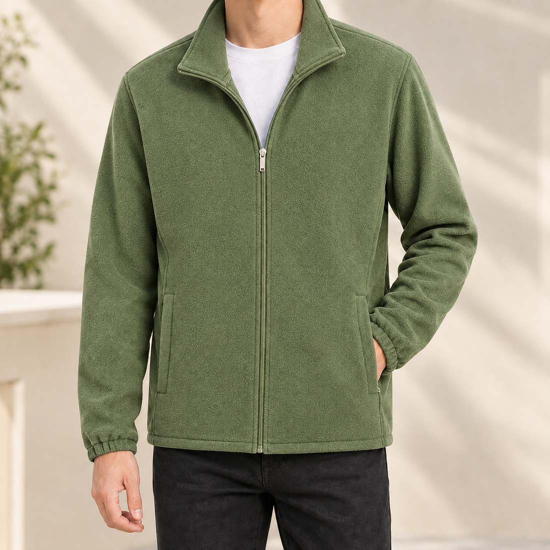 Anthony Cashmere Jacket - Army Green