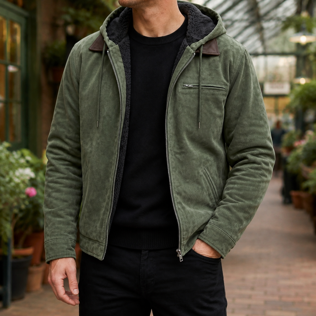 Lachlan Vintage Jacket - Army Green