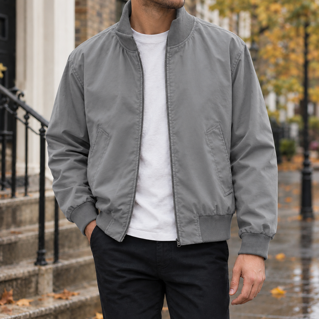 Jacob-Miles Harrington Jacket - Gray