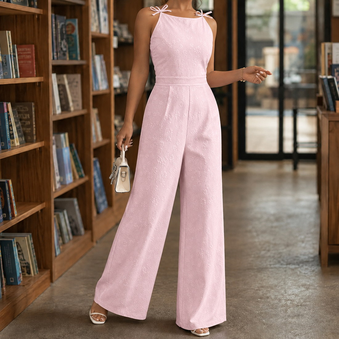 Tallulah-Kate Wide Leg Jumpsuit - A