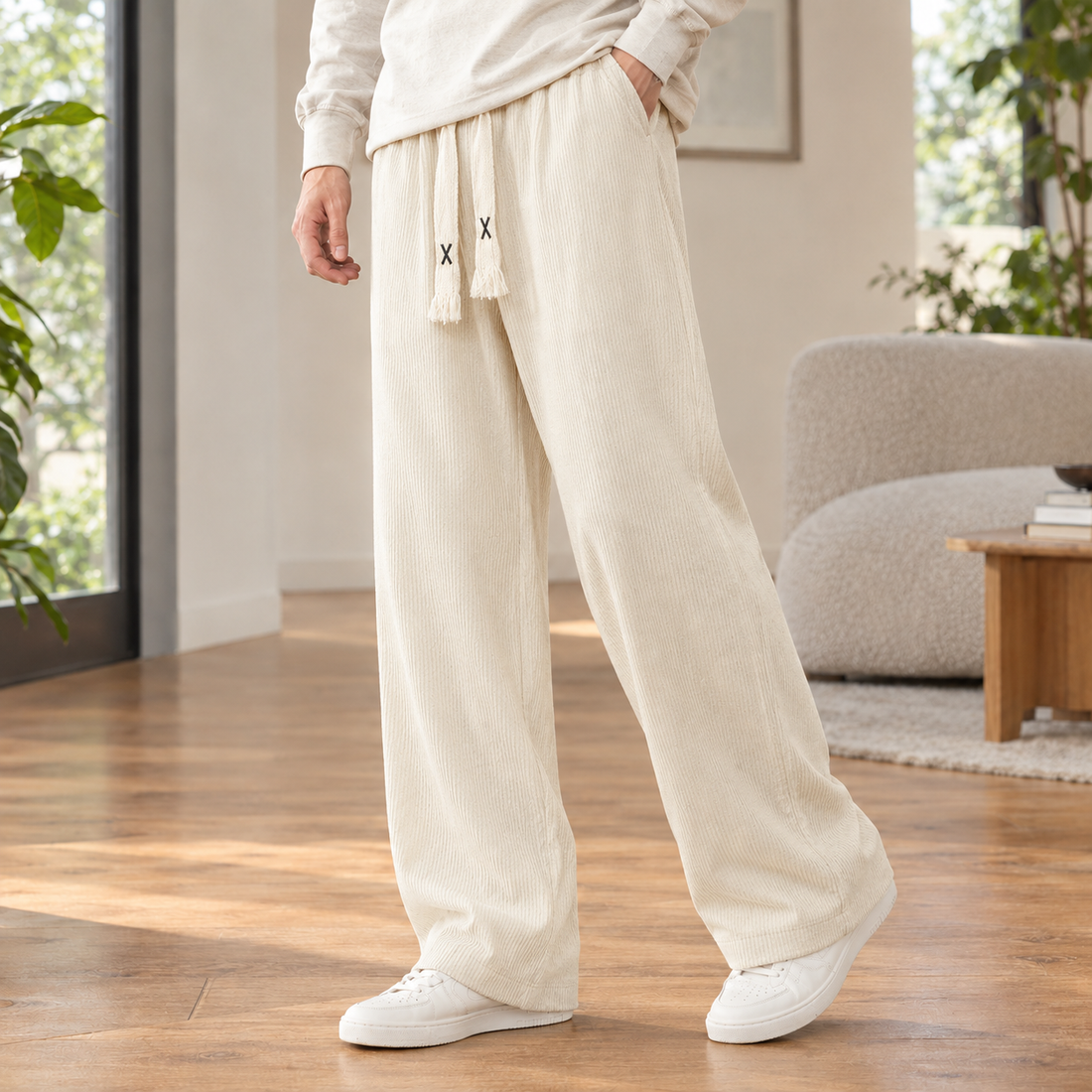 Ferrand-Hayes Wide Leg Pants - Apricot