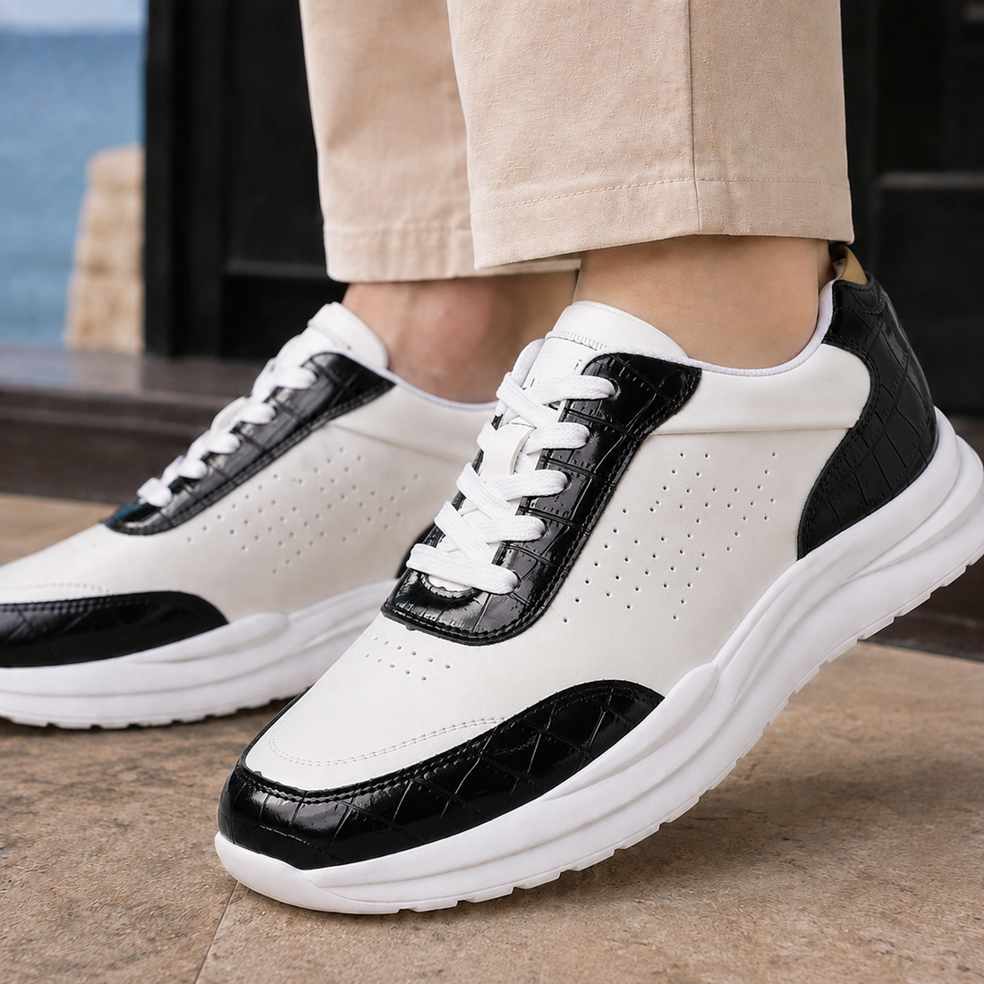 Piras Croc Sneakers - Black