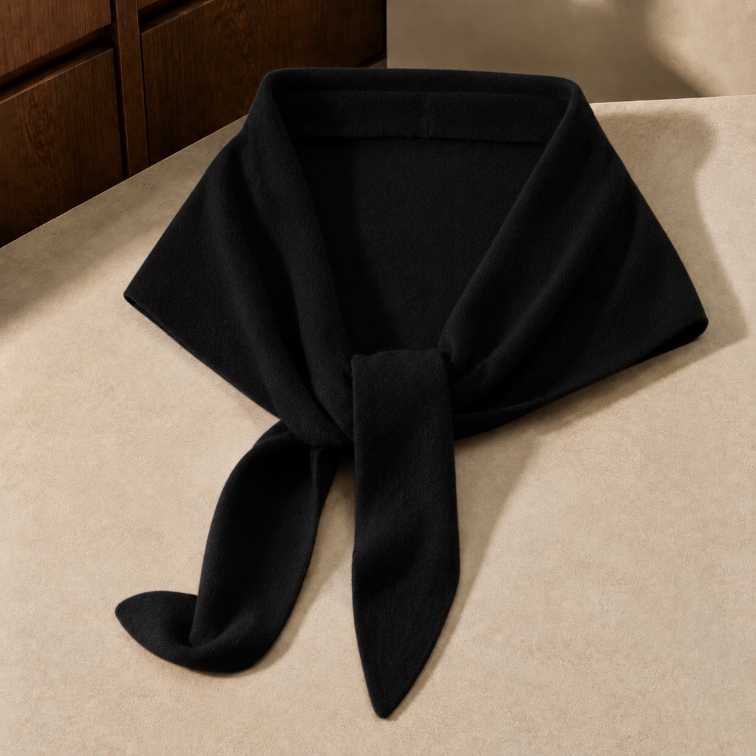 Fenwick Cashmere Scarf - Black