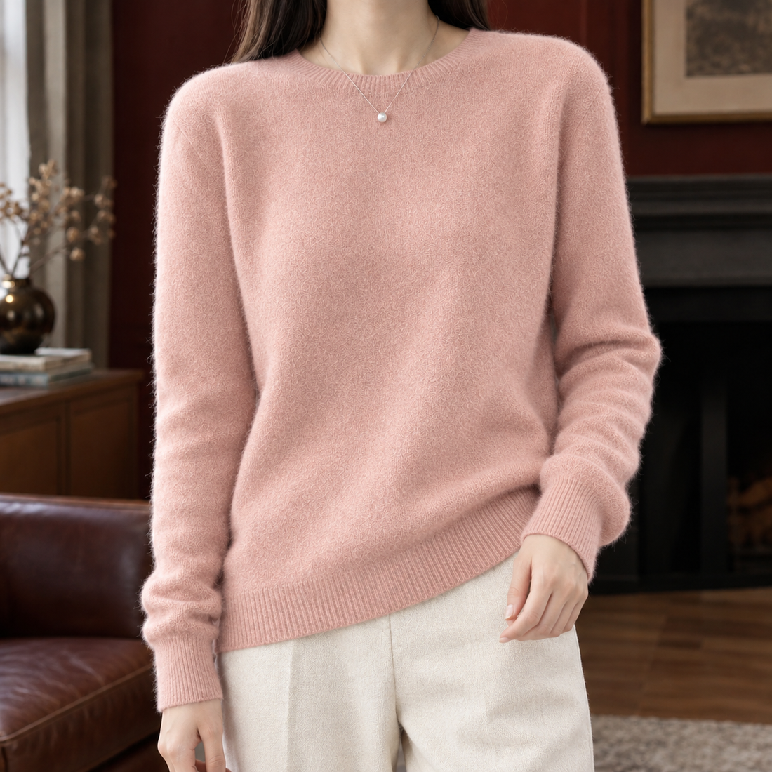 Mackenzie-Hope Wool Sweater - Pink