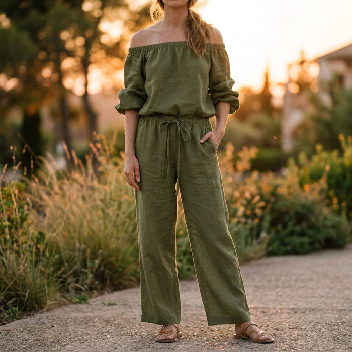 Penelope Off-Shoulder Set