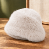 Templeton Plush Bucket Hat - White