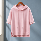 Laurent Cotton Hoodie - Pink