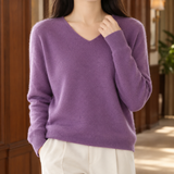 Alouette Cashmere Sweater - Purple