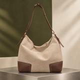 Cortona-Volo Suede Hobo Bag - Khaki
