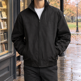 Hadrian-Ellis Stand Collar Jacket - Black