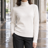 Nicole Turtleneck Sweater - White