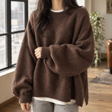 Lavinia-Mae Relaxed Sweater - Brown