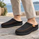 Vitale Suede Slippers - Black