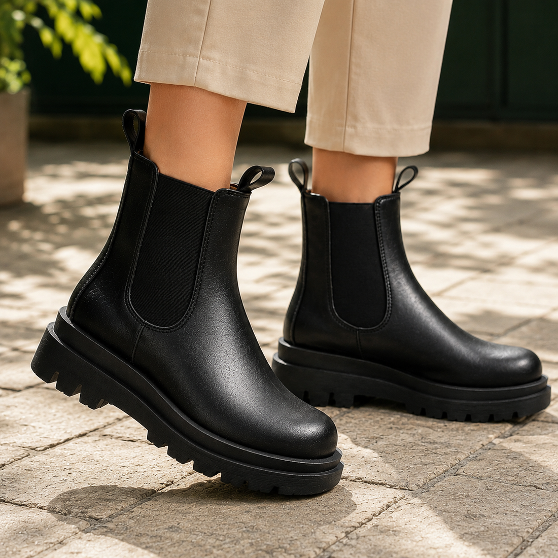 Brunello Chunky Chelsea Boots - Black