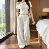 Ameline Off Shoulder Set - White