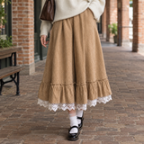 Abigail-Rae Ruffle Culottes - Khaki