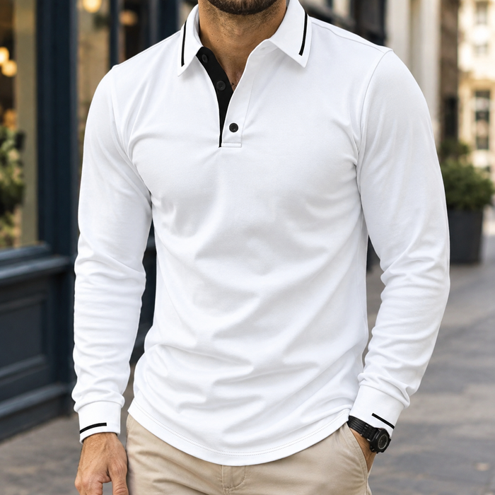 Everett Contrast Polo
