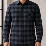 Arthur Plaid Shirt - Navy