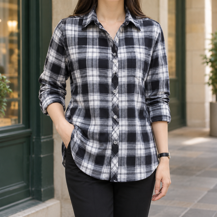 Allegra-Faye Plaid Shirt