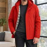 Gaspard Hooded Jacket - Red