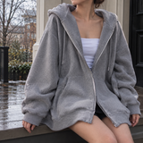 Letitia-Kate Oversized Hoodie - Gray