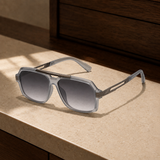 Phoebe-Mae Pilot Sunglasses - Gun Matte Gray