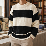 Reuben Cable Knit Sweater - Black