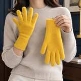 Lindhurst Cashmere Gloves - Yellow