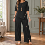 Alice-Claire Relaxed Set - Black