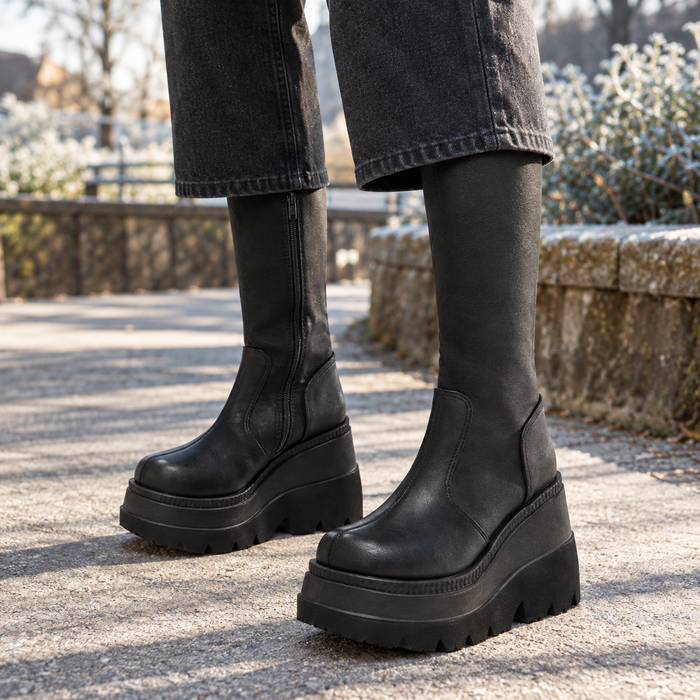 Gargano-Milano Platform Knee High Boots