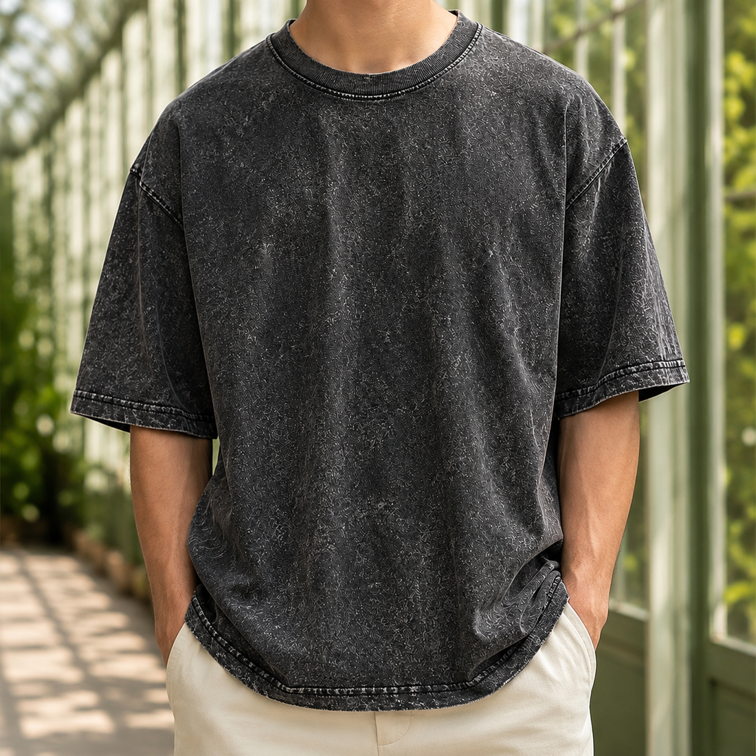 Leander Oversized T-Shirt - Black