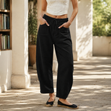 Winona Barrel Pants - Black