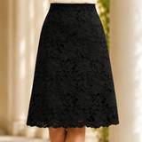 Priscilla Lace Skirt - Black