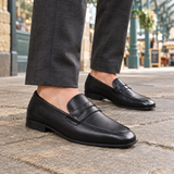 Imola Penny Loafers - Black