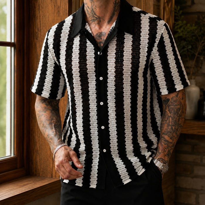 Soren Striped Knit Shirt